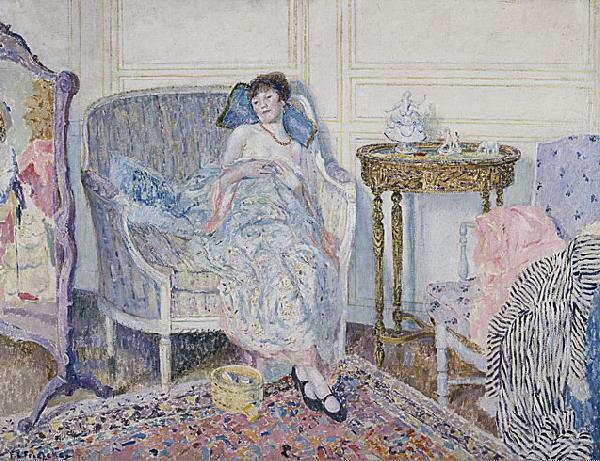 frederick carl frieseke In the Boudoir oil painting image